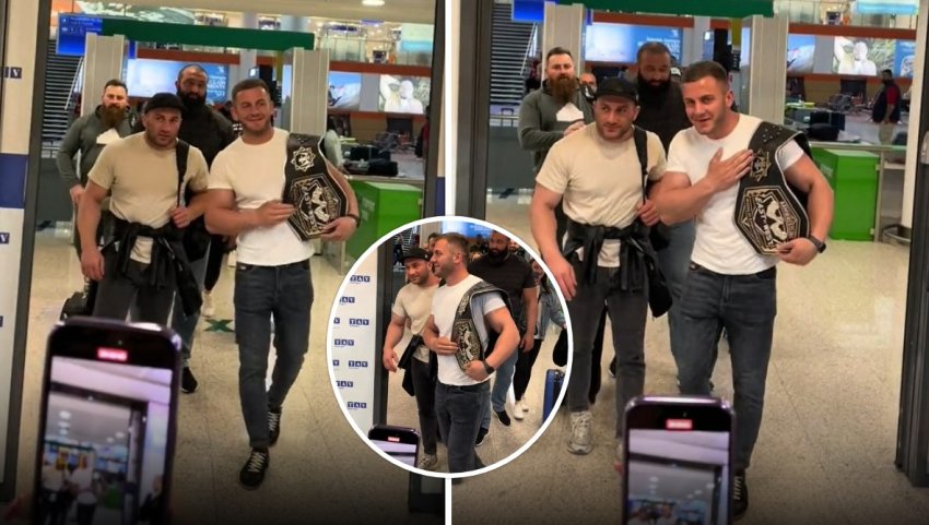 VIDEO: დახვედრა ჩემპიონს - როგორ შეხვდნენ აეროპორტში ირაკლი ზირაქაშვილს