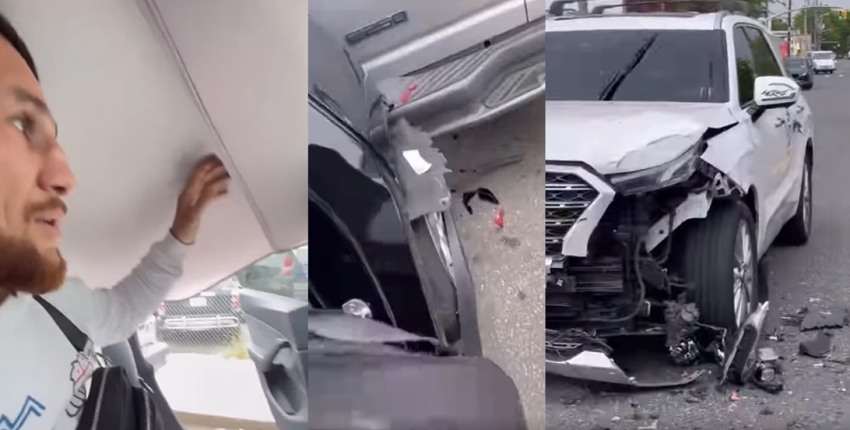 VIDEO: მერაბ დვალიშვილი ავარიაში მოყვა - ნიუ-იორკში მომხდარი შემთხვევის პირველი კადრები