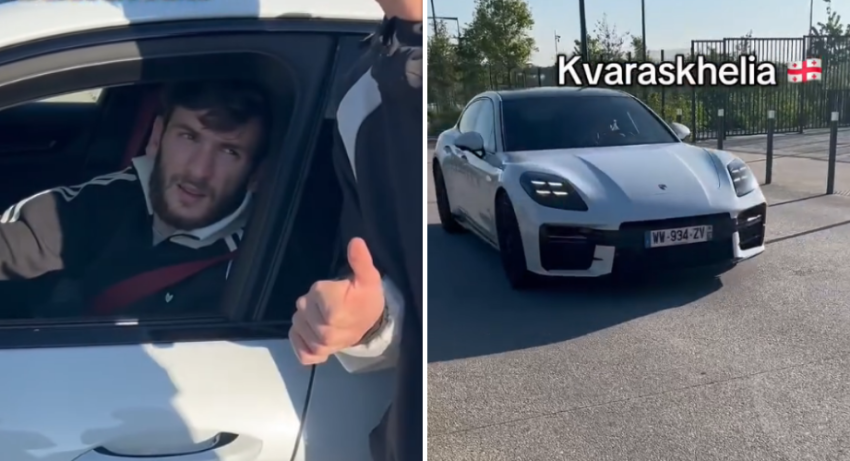 VIDEO: დასაფასებელი ჟესტი - რა გააკეთა კვარამ, როცა მანქანიდან ქომაგები დაინახა