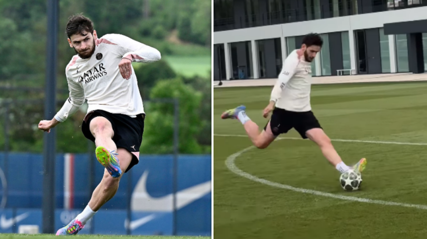 VIDEO: როგორი გოლი გაიტანა ხვიჩა კვარაცხელიამ "პსჟ"-ს ვარჯიშზე
