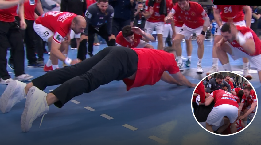 VIDEO: ემოციების ზღვა - რა გააკეთა საქართველოს ხელბურთის ნაკრების მწვრთნელმა გამარჯვების შემდეგ