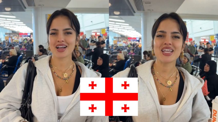 VIDEO: ნინა დრამას მიმართვა ქართველებს აეროპორტიდან
