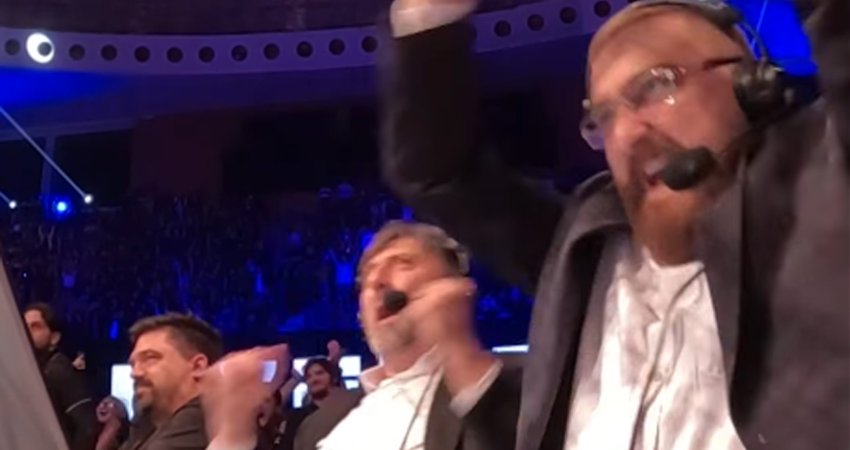 VIDEO: ქართველი კომენტატორების რეაქცია მერაბ შარიქაძის სადებიუტო გამარჯვებაზე