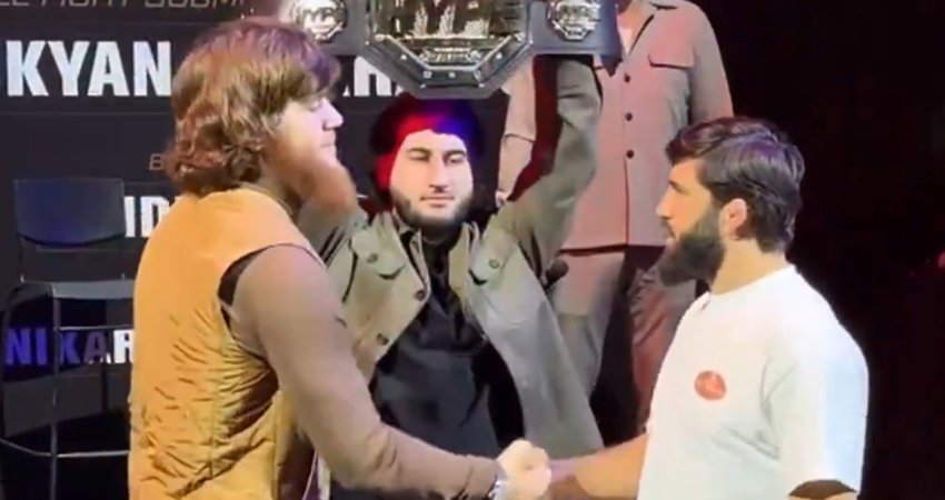 VDEO: არმან ცარუკიანისა და შარა მაგომედოვის პირისპირ დგომი