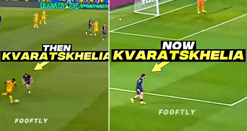 VIDEO: კვარა ადრე და კვარა ახლა... - პსჟ-ს ფანების გულისტკივილი