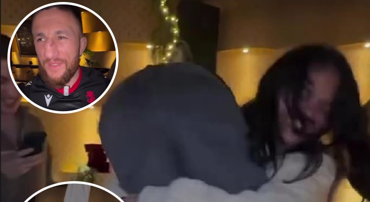 VIDEO: ნინამ მერაბ დვალიშვილი ხელში აიტაცა და დააბზრიალა - დრამა საქართველოში კვლავ შესანიშნავ დროს ატარებს