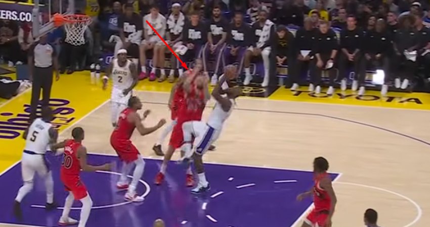 VIDEO: ეს რა იყოოოო! - სანდრო მამუკელაშვილმა ლებრონ ჯეიმსს დააფარა