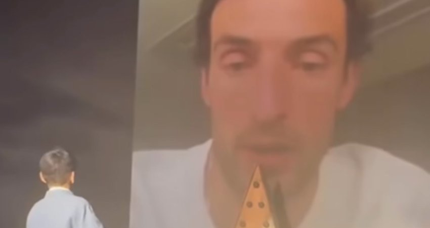 VIDEO: ირანში მყოფი გიორგი გველესიანი შვილს დაბადების დღეს ულოცავს - ემოციური კადრები