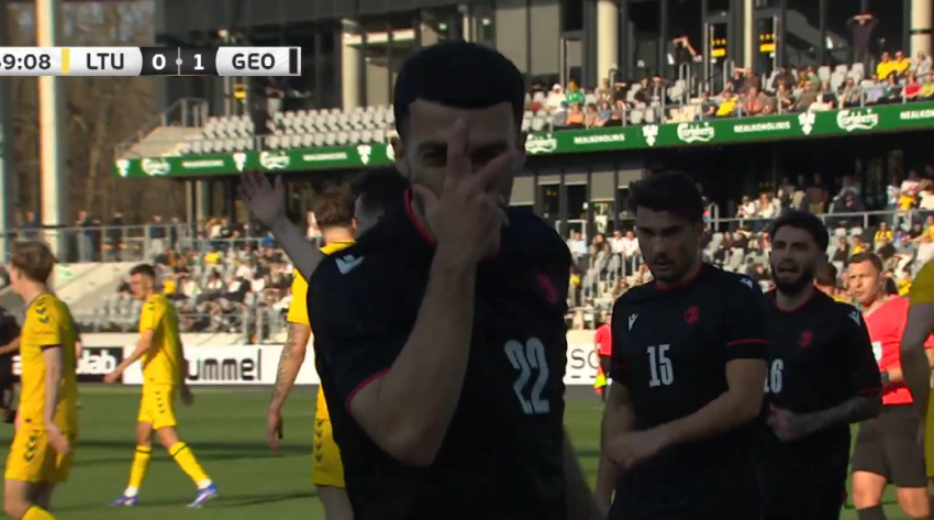 VIDEO: პენალტი ზუსტად შეასრულა! - გიორგი მიქაუტაძის გოლი ლიეტუვას კარში