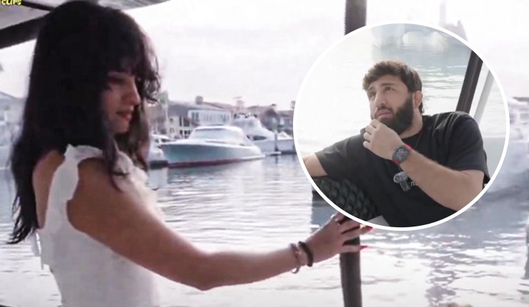 VIDEO ხომ არ შეუყვარდა? არმან ცარუკიანი ნინაზე ანერვიულდა, როცა წყალში ხტებოდა