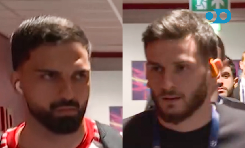 VIDEO: ენფილდზე კვარა და მამარდა გამოჩნდნენ - ფეხბურთელები მატჩისთვის მზად არიან