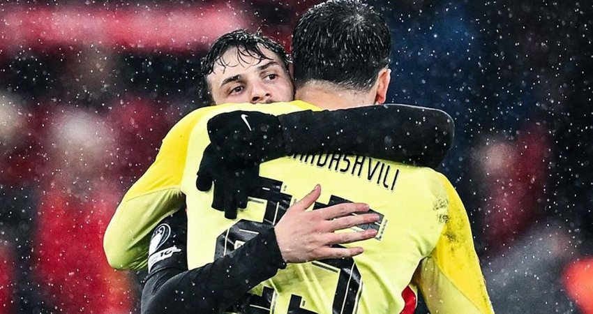 კადრი, რომელიც ყველას გამორჩა - კვარა და მამარდა მატჩის შემდეგ