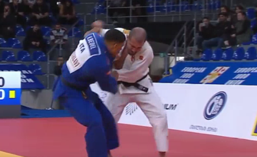 VIDEO: არიიის! - ლაშა ბექაურის პირველი გამარჯვება 2026 წლის ევროპის ჩემპიონატზე.