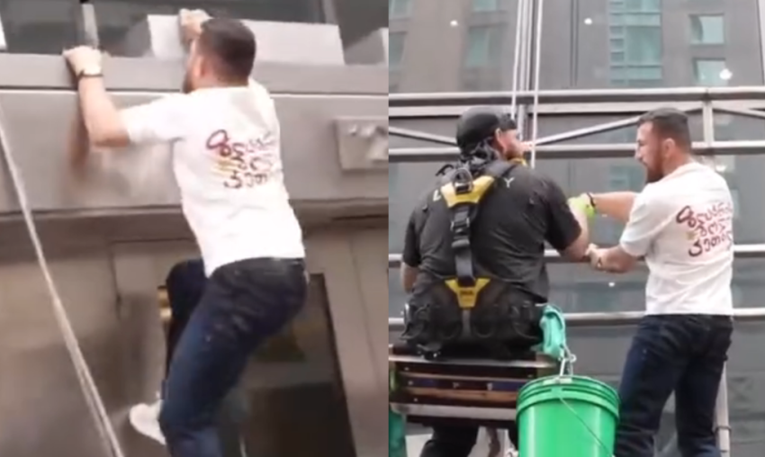 VIDEO: მერაბ დვალიშვილის გიჟური მოქმედება შუა ქუჩაში