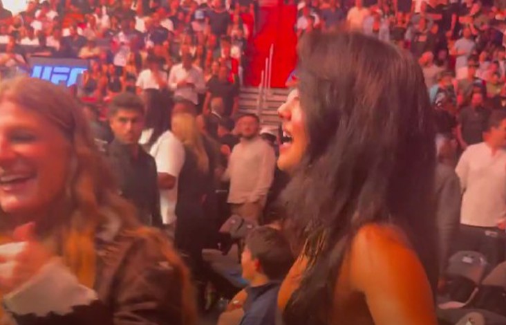 VIDEO: ნინა დრამას ცეცხლოვანი ცეკვა UFC 327-ის დროს