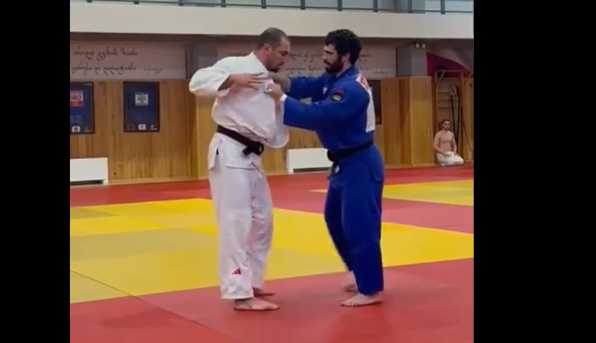 VIDEO: რა მოხდა მაშინ, როცა ლაშა ბექაური ტატო გრიგალაშვილს დაეჭიდა