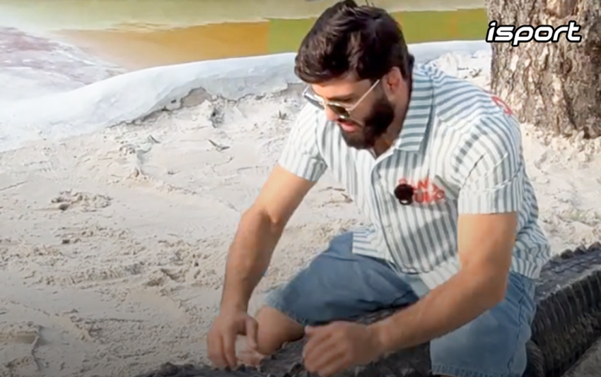 VIDEO: არმან ცარუკიანის რეაქცია, როცა ნიანგი იხილა