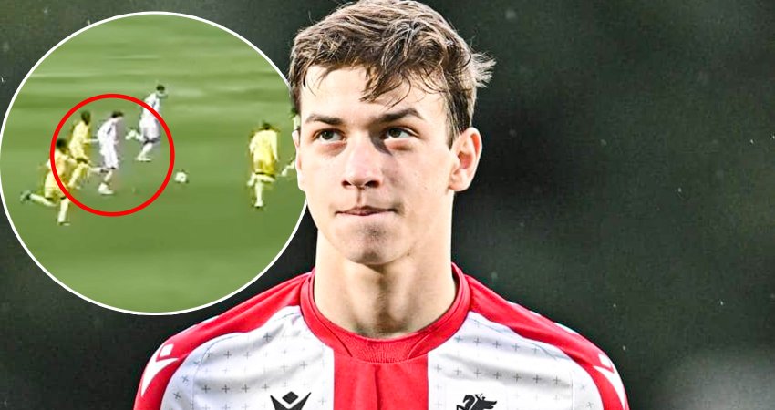 VIDEO: თორნიკე კვარაცხელიამ საქართველოს ნაკრებში თავი კიდევ ერთხელ გამოიჩინა