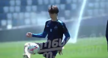 VIDEO: ასე ვარჯიშობს თორნიკე კვარაცხელია დინამოს პირველ გუნდში