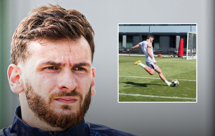 VIDEO: ხვიჩას ეფექტური გოლი! - კადრები პსჟ-ს ვარჯიშიდან ფინალის წინ