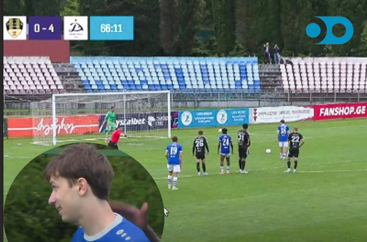 VIDEO: პატარა კვარამ მეშახტესთან მატჩში პენალტი ვერ გამოიყენა