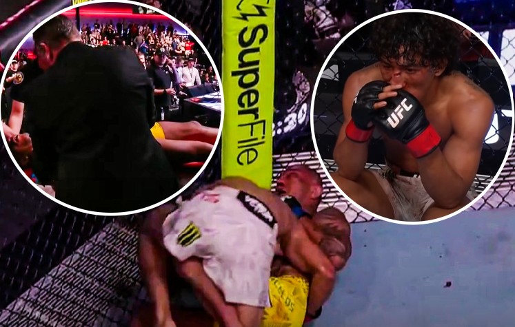VIDEO: UFC-ს მთავარ ბრძოლაში მოულოდნელად ცუდად გახდა - ბარსელოსის უმძიმესი მომენტი
